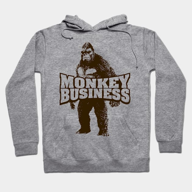 MONKEY BUSINESS Hoodie by KERZILLA